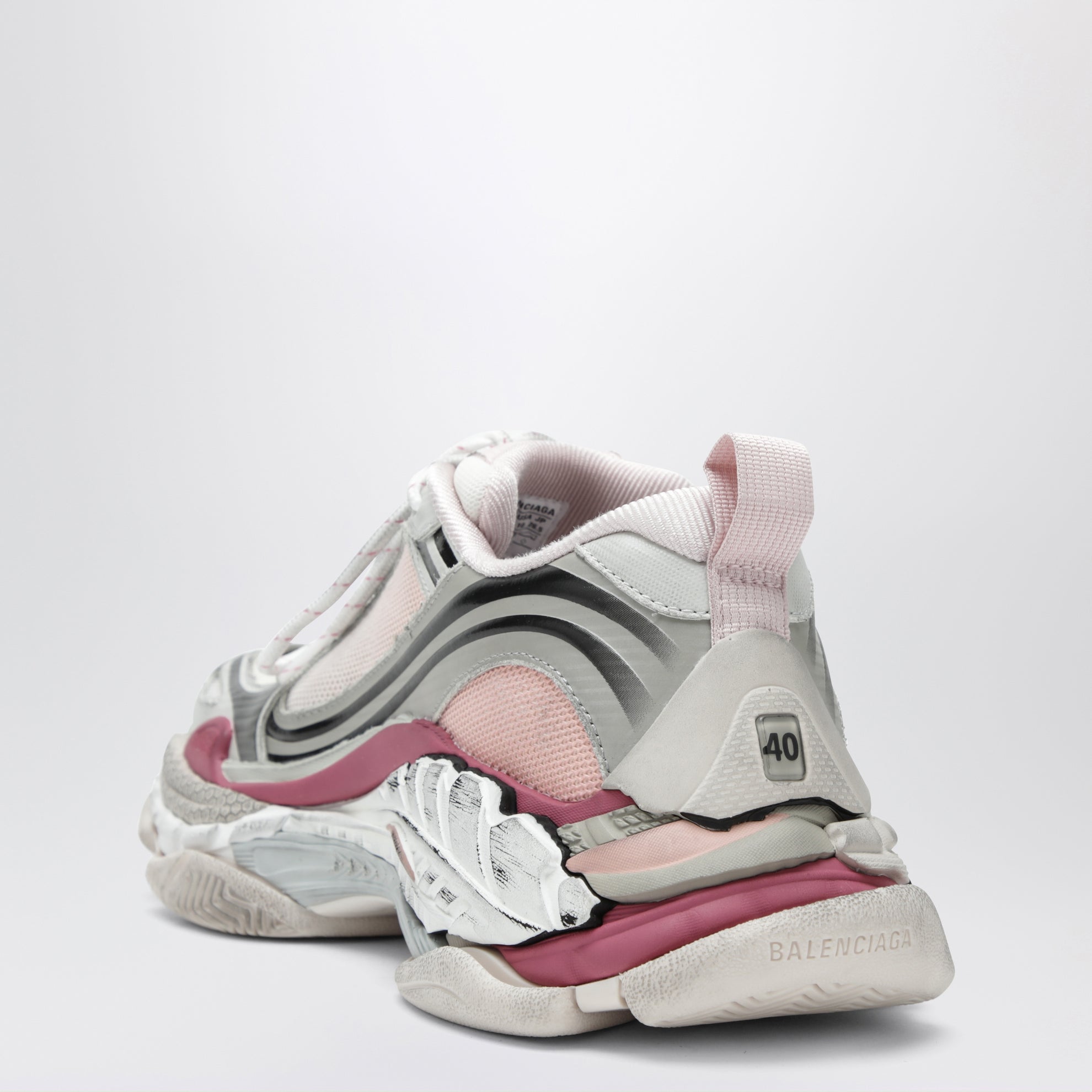 Triple S.2 Gradient sneakers in gradient purple polyurethane
