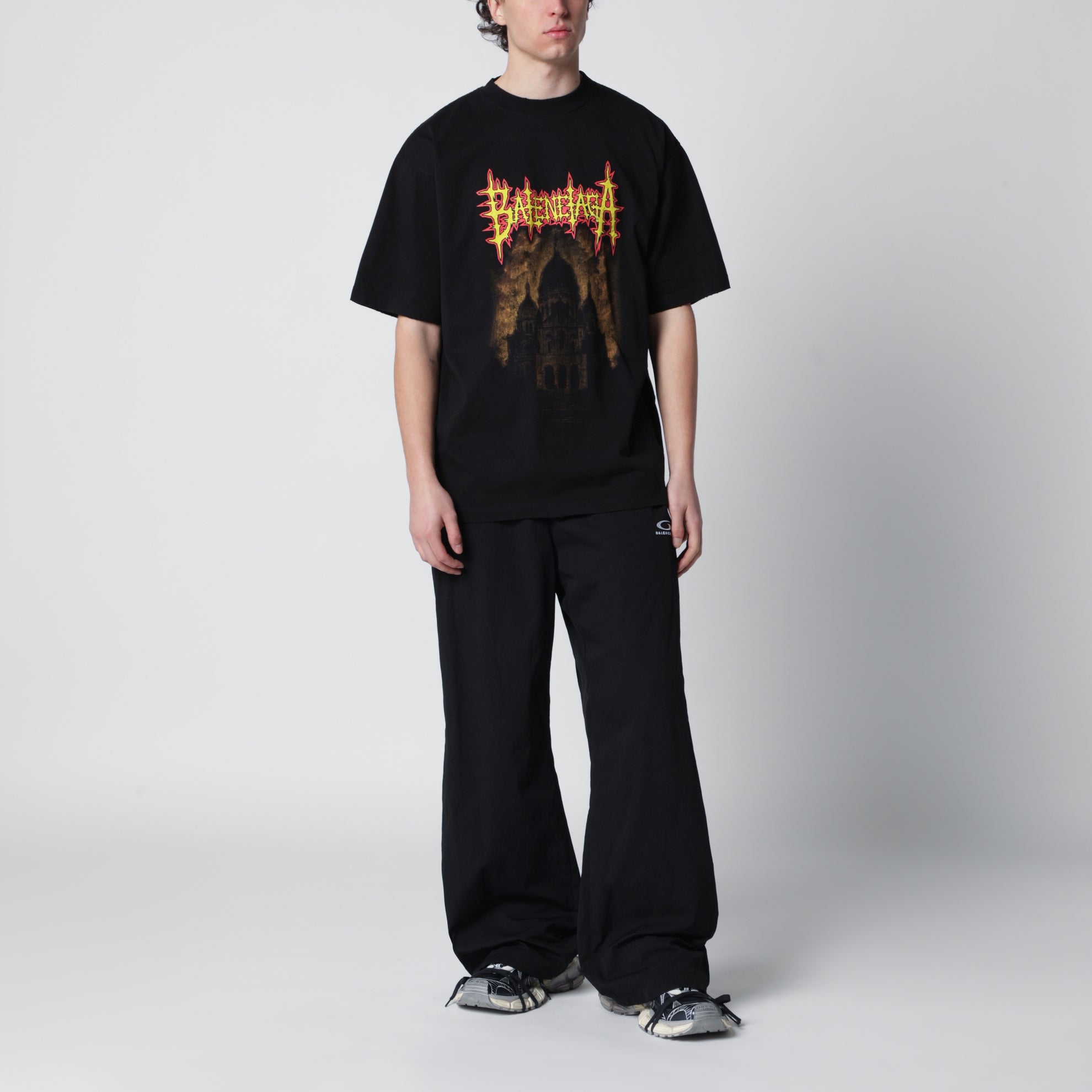 Black trousers in Loop Sports Icon technical polyamide