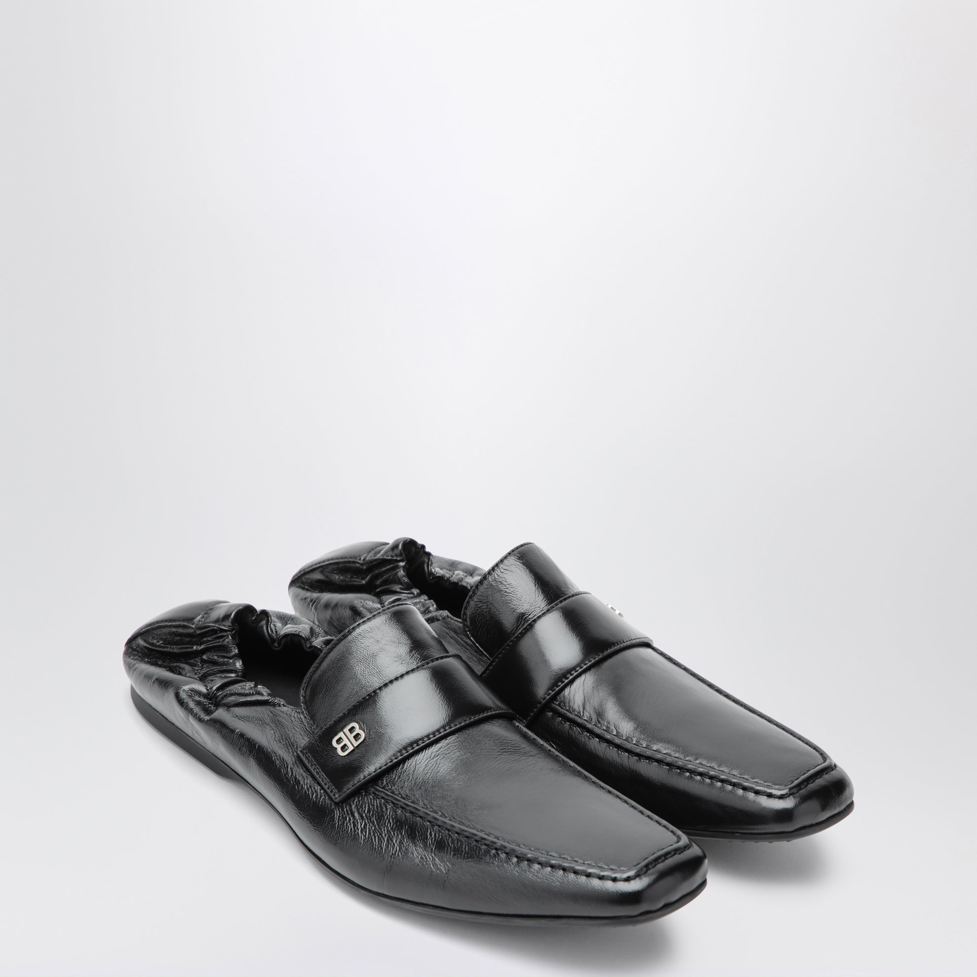 Palermo BB loafer in goat leather in black