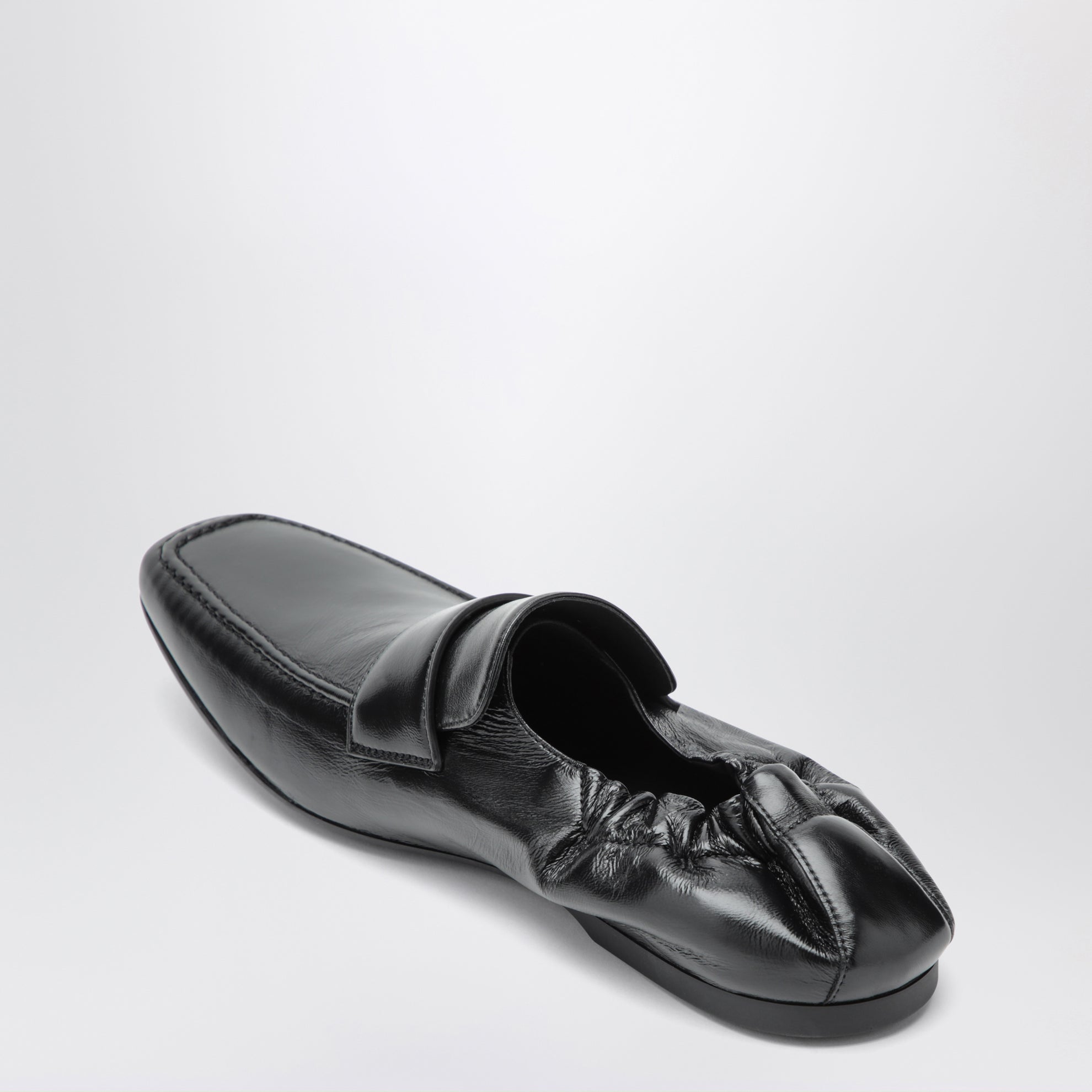 Palermo BB loafer in goat leather in black