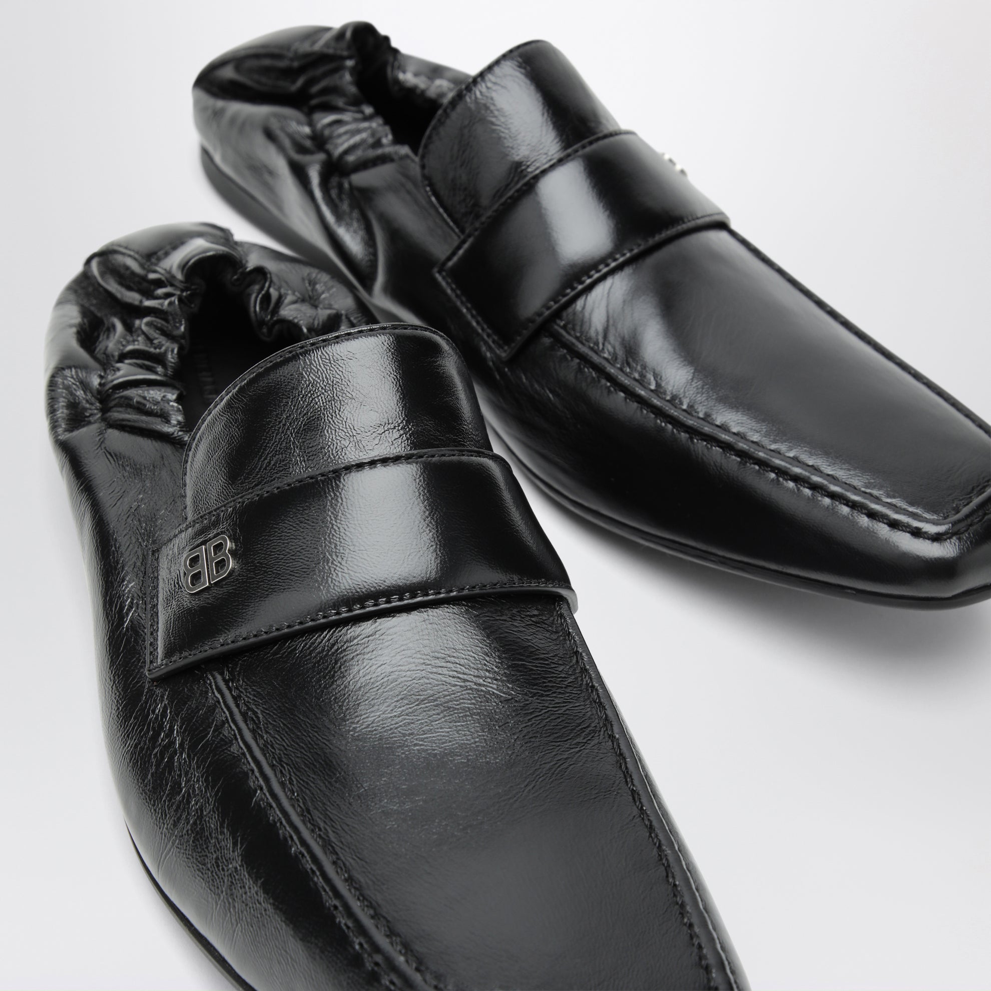 Palermo BB loafer in goat leather in black