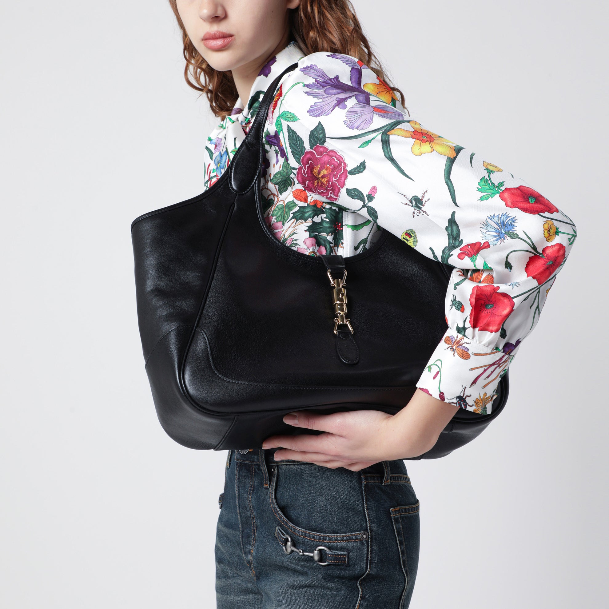 Sac shopping Mercato format moyen noir