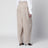 Beige mélange wool trousers