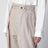 Beige mélange wool trousers