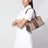Sac bowling Borsetto en tissu GG de taille moyenne