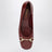 Escarpins Signora bordeaux en cuir verni