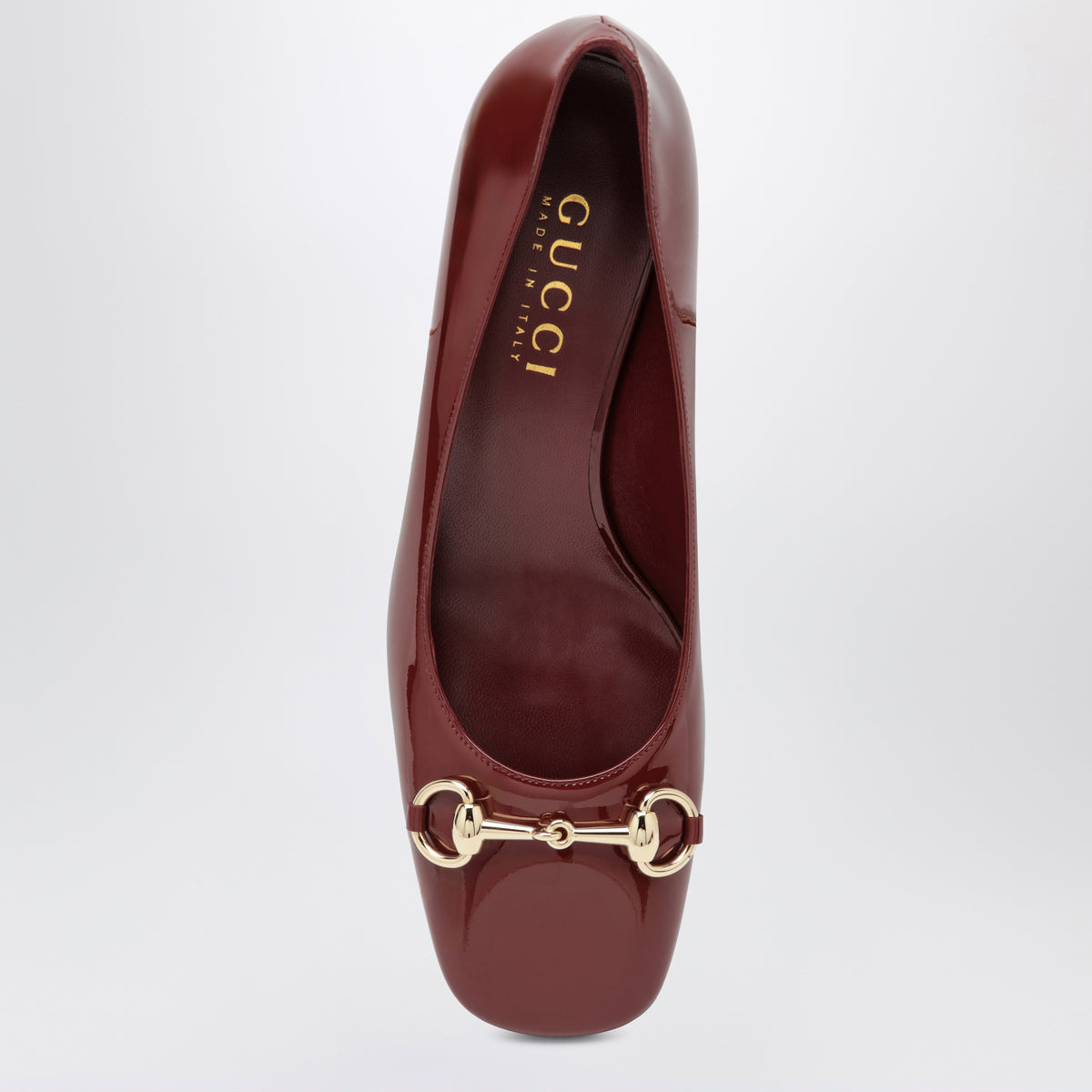 Escarpins Signora bordeaux en cuir verni