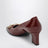 Escarpins Signora bordeaux en cuir verni