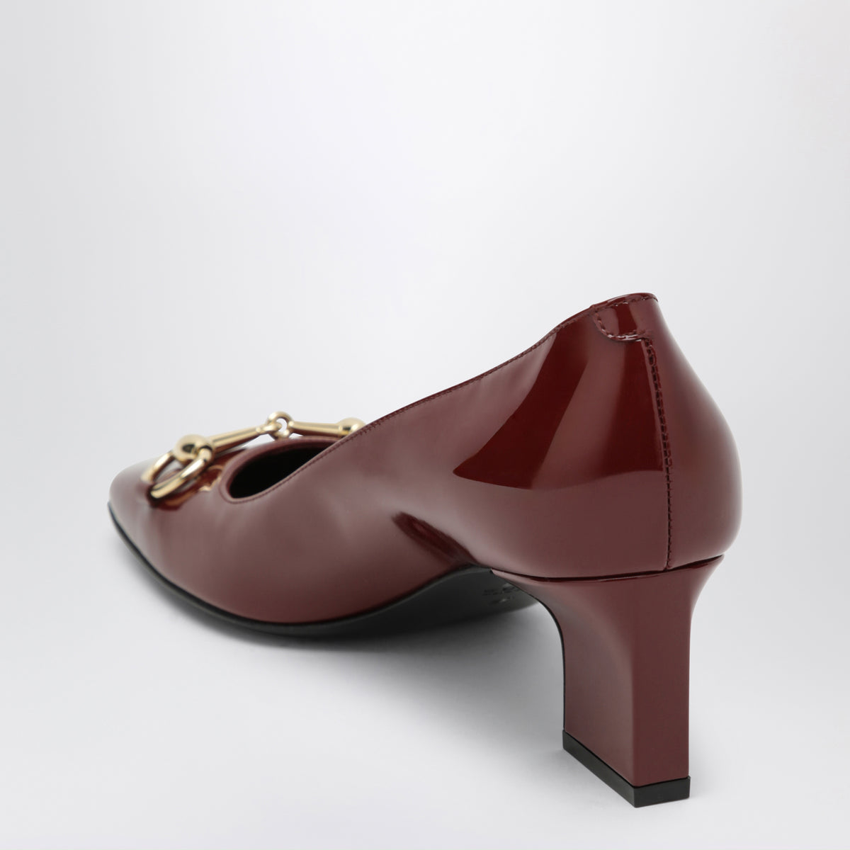 Escarpins Signora bordeaux en cuir verni