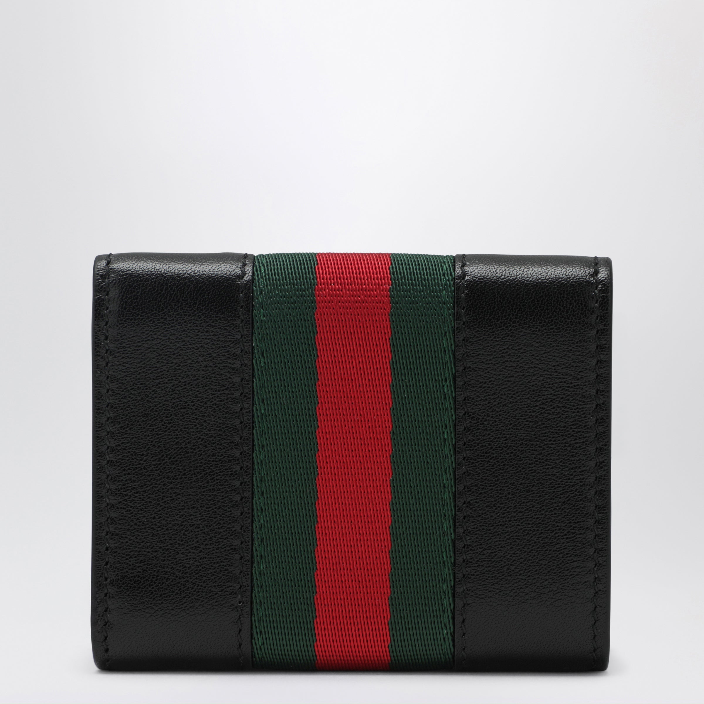 GUCCI Small tri-fold Gucci Horsebit Web wallet | TheDoubleF