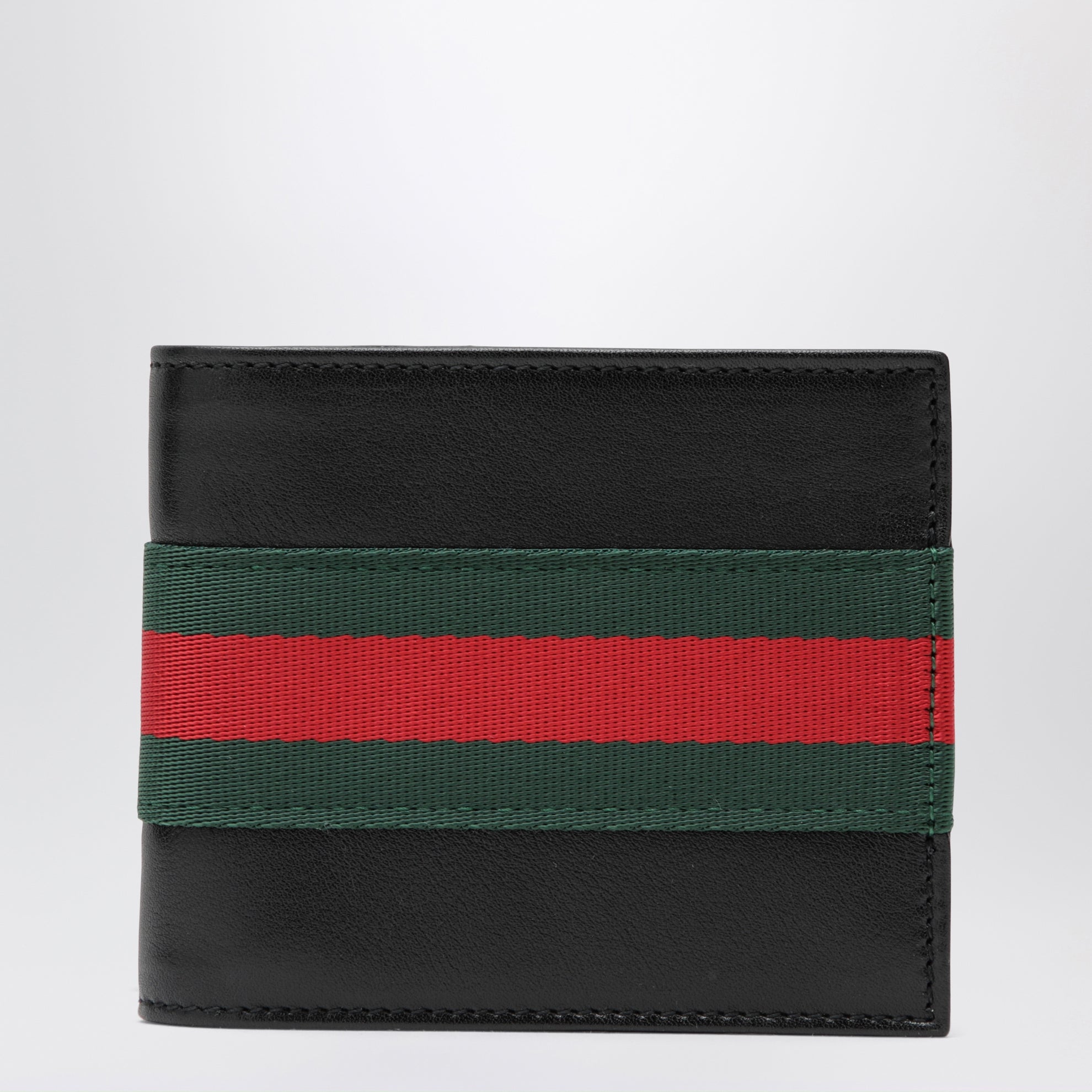 Web Trademark bi-fold wallet black