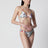 Bikini in jersey sparkling stampato con stampa Gucci Flora