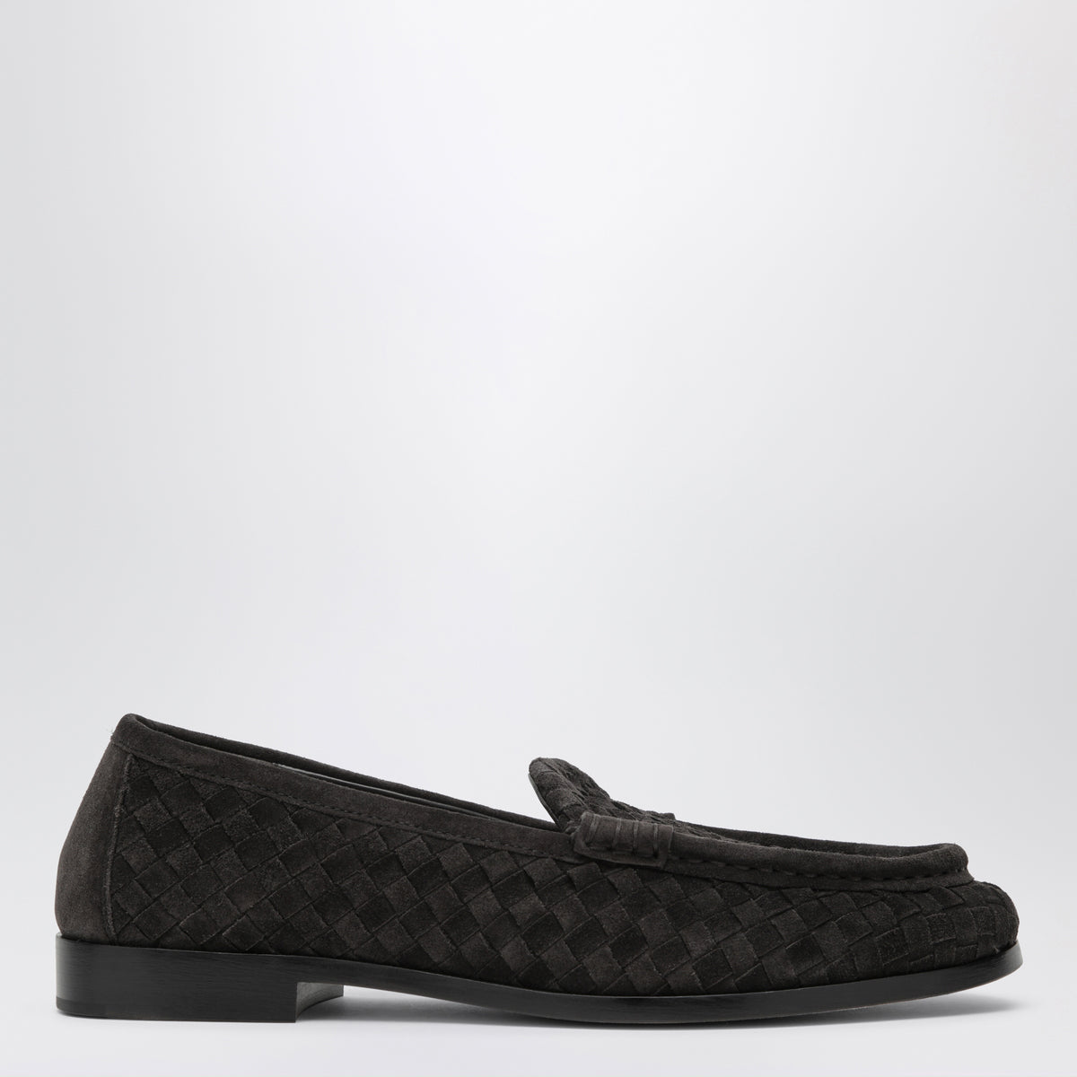 Silenzio espresso suede loafers