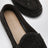 Silenzio espresso suede loafers