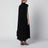 Black dress in viscose crêpe jersey