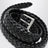 Ceinture Solo Noire En Intrecciato