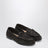 Espresso Silenzio loafers in Intrecciato suede