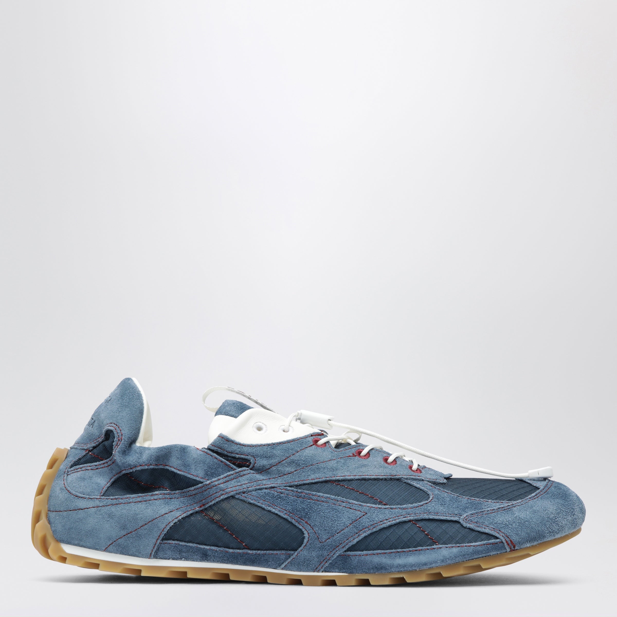 Bottega Veneta Orbit Flash suede and nylon Sneakers in blue