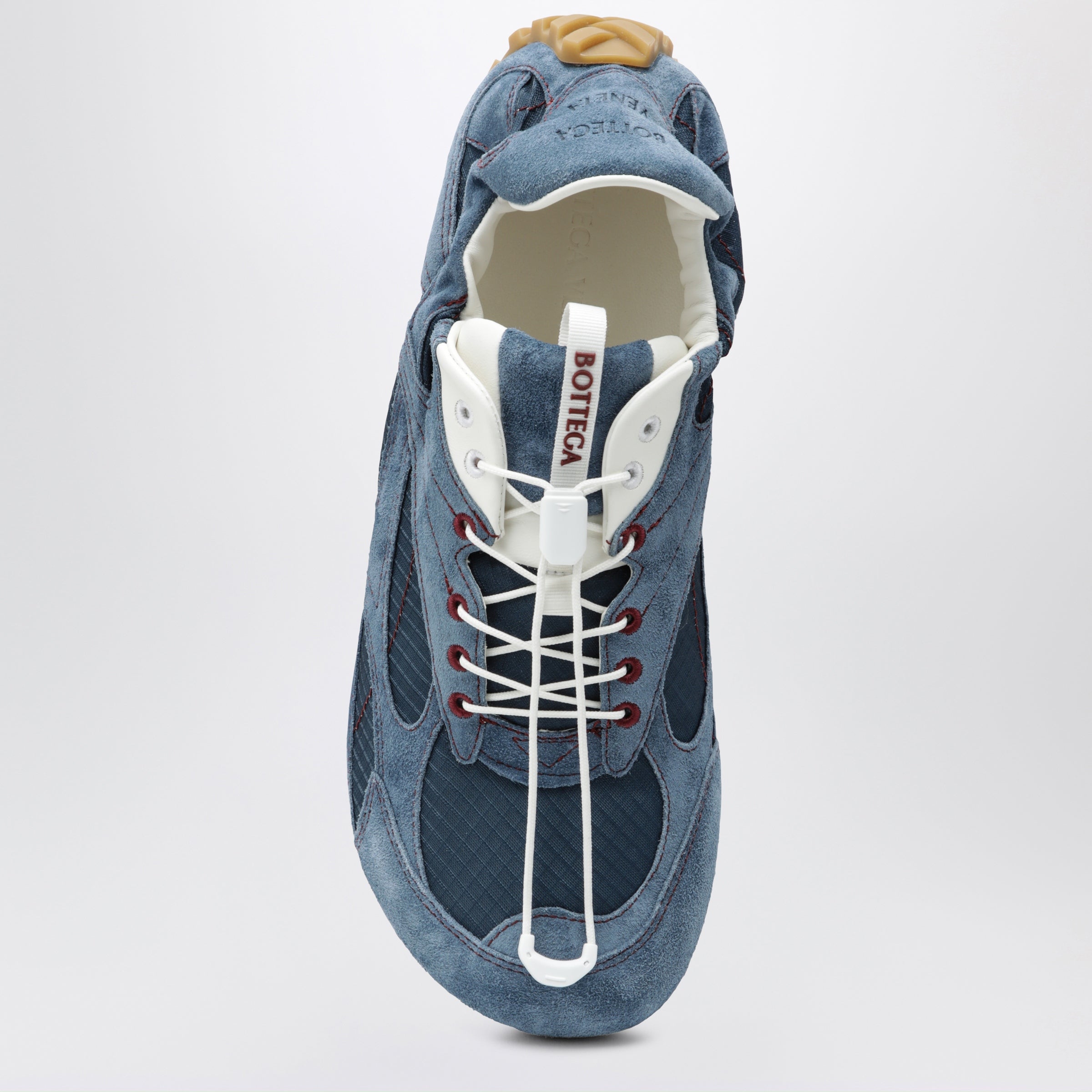 Bottega Veneta Orbit Flash suede and nylon Sneakers in blue