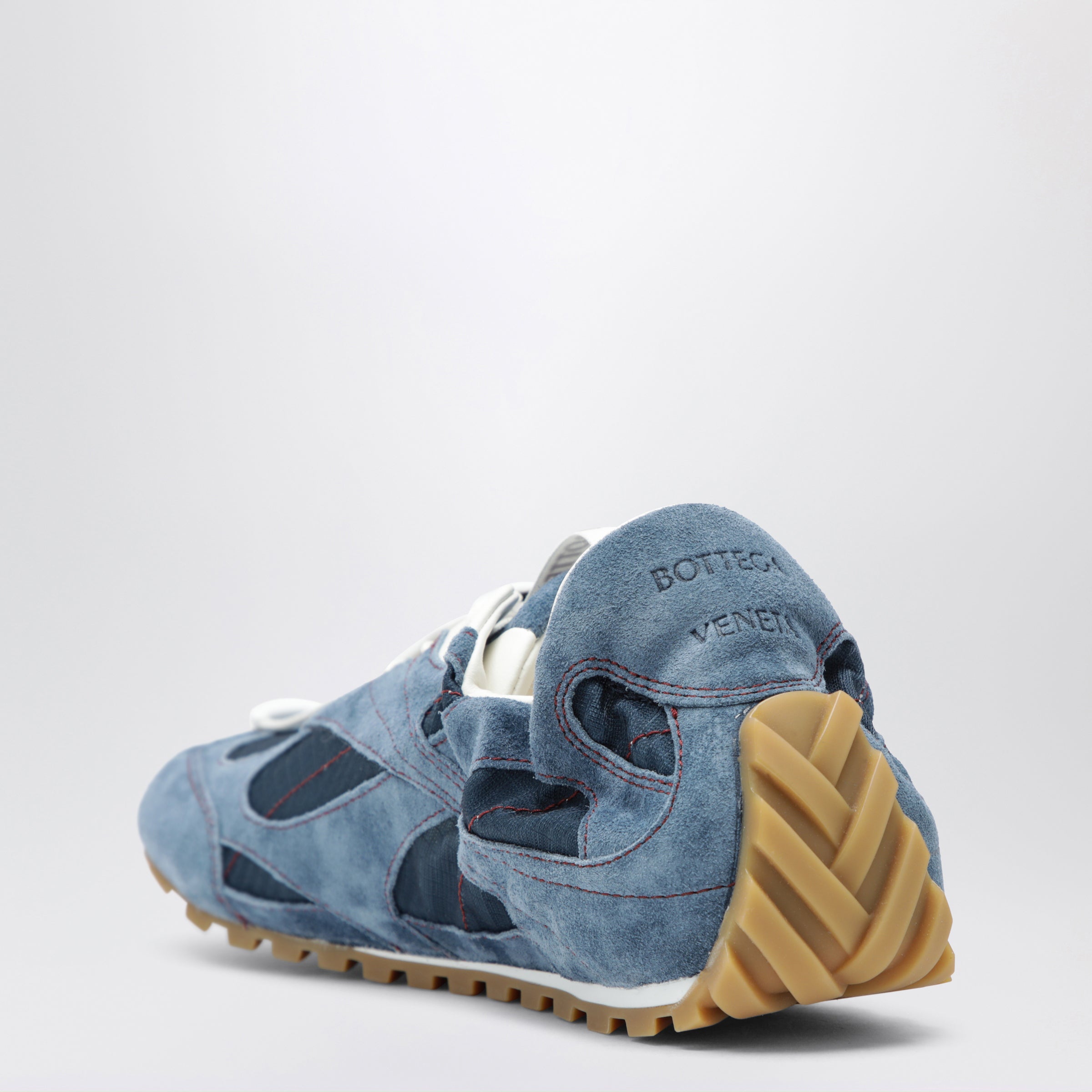 Bottega Veneta Orbit Flash suede and nylon Sneakers in blue