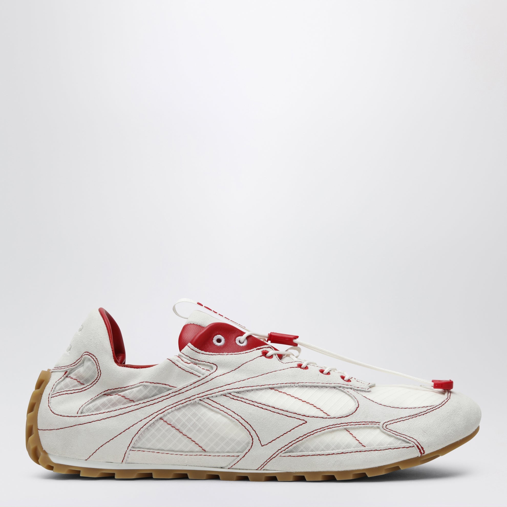 Orbit Flash sneakers in alabaster suede and nylon