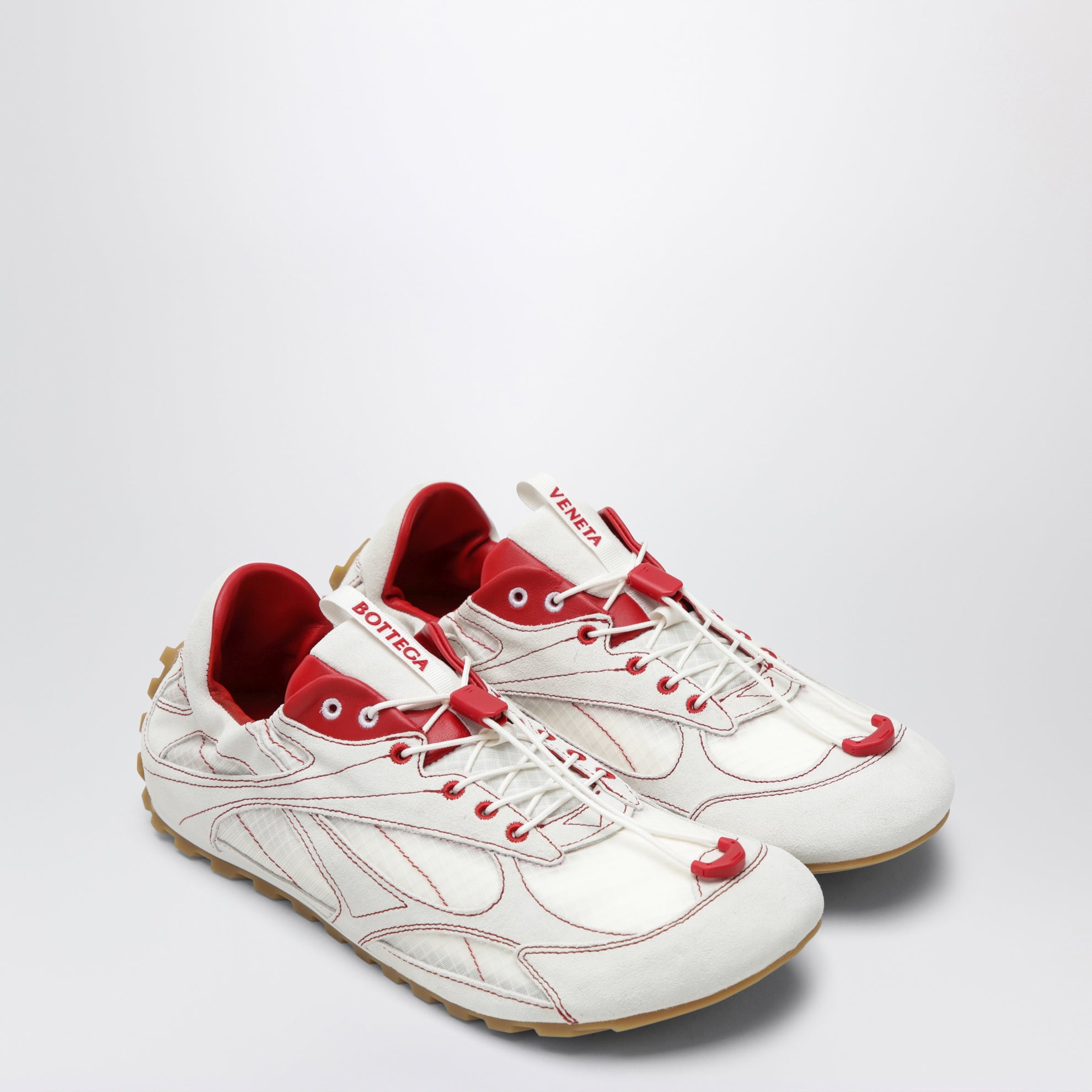 Orbit Flash sneakers in alabaster suede and nylon