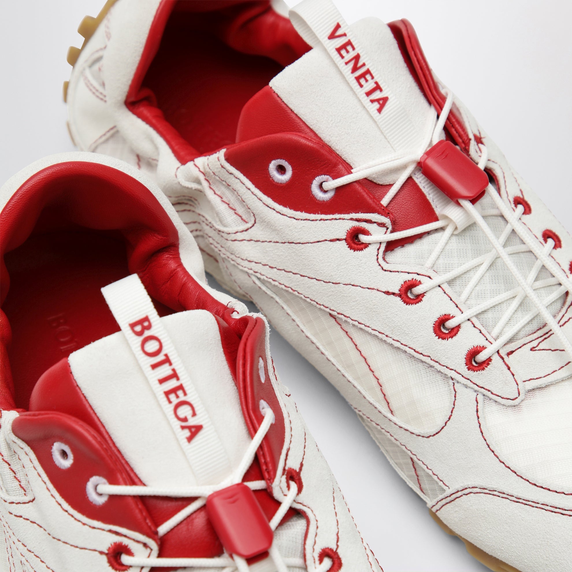 Orbit Flash sneakers in alabaster suede and nylon