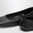 Charlotte square-toe intrecciato leather flats in espresso