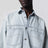 Light blue cotton denim shirt