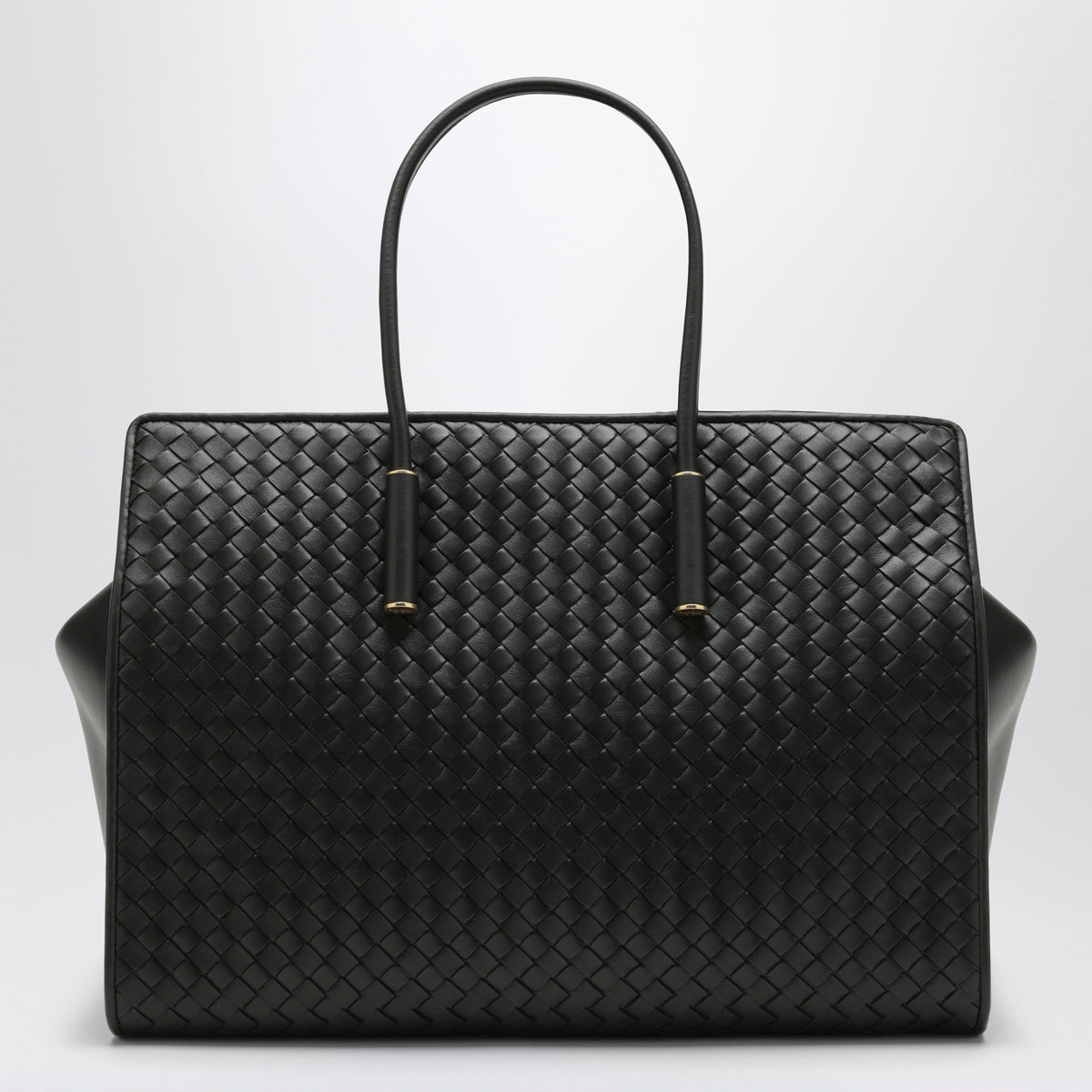 Barbara brown nappa tote bag
