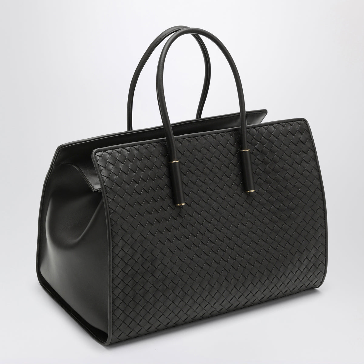 Barbara brown nappa tote bag