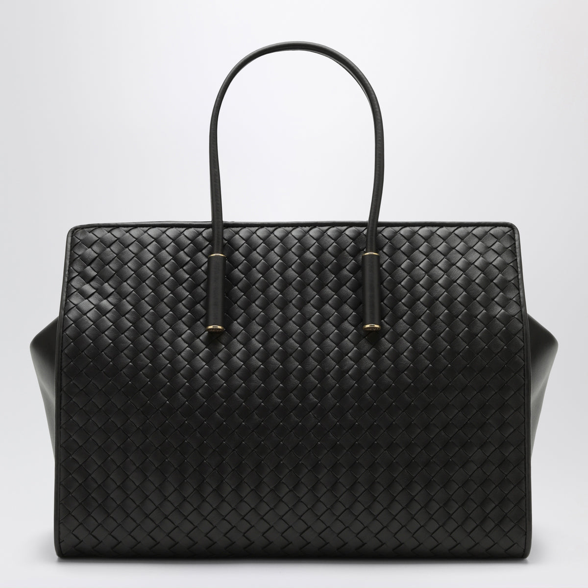 Barbara brown nappa tote bag