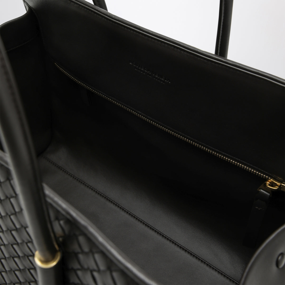 Barbara brown nappa tote bag