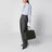 Sac cabas Barbara en cuir vert