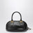 Bolero Mini Bowlingtasche aus schwarzem Leder