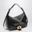 Sac à épaule Clicca Medium en cuir d’agneau noir
