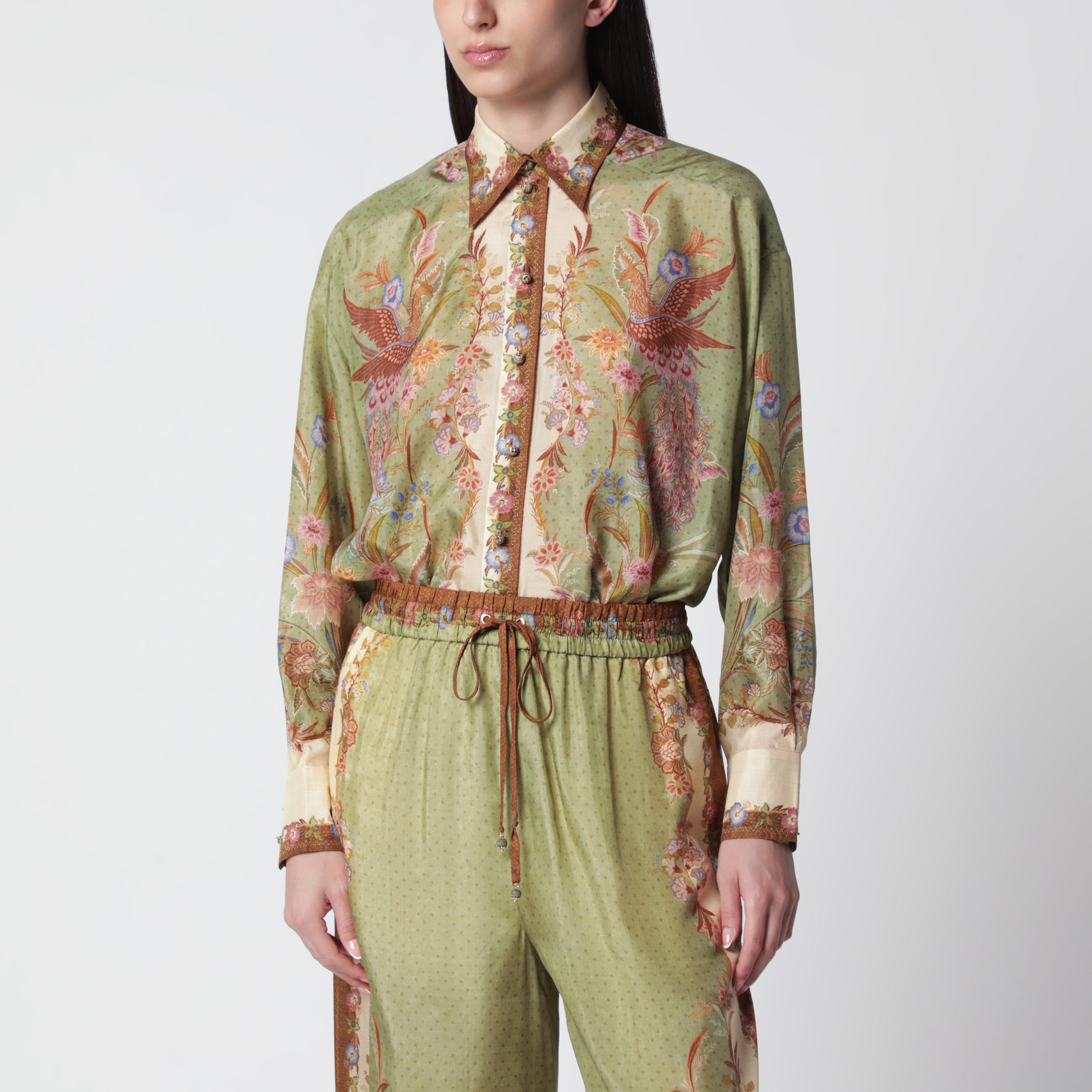 Indra shirt with floral print