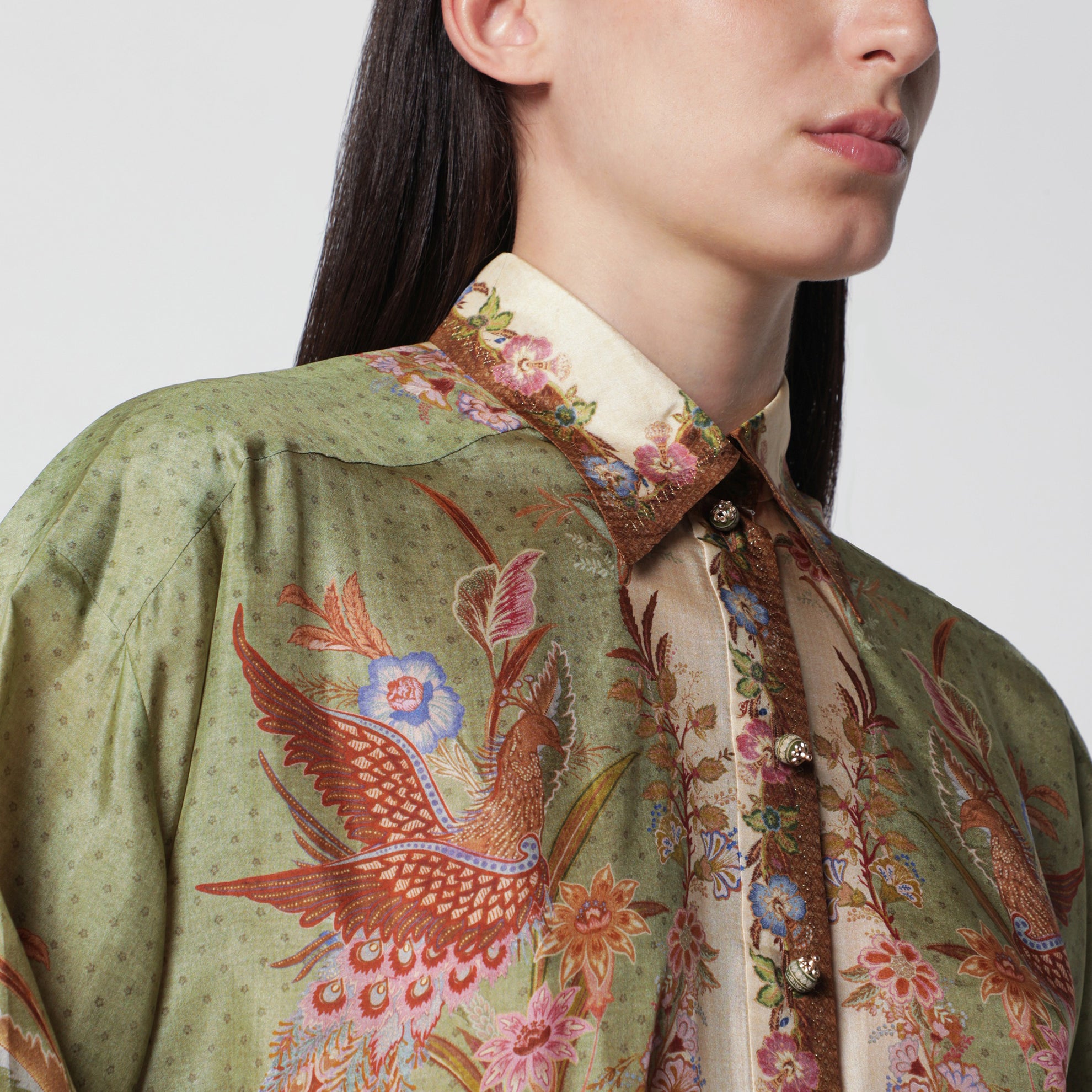 Indra shirt with floral print