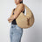 Borsa hobo Icare in rafia Pale Brown/Brick