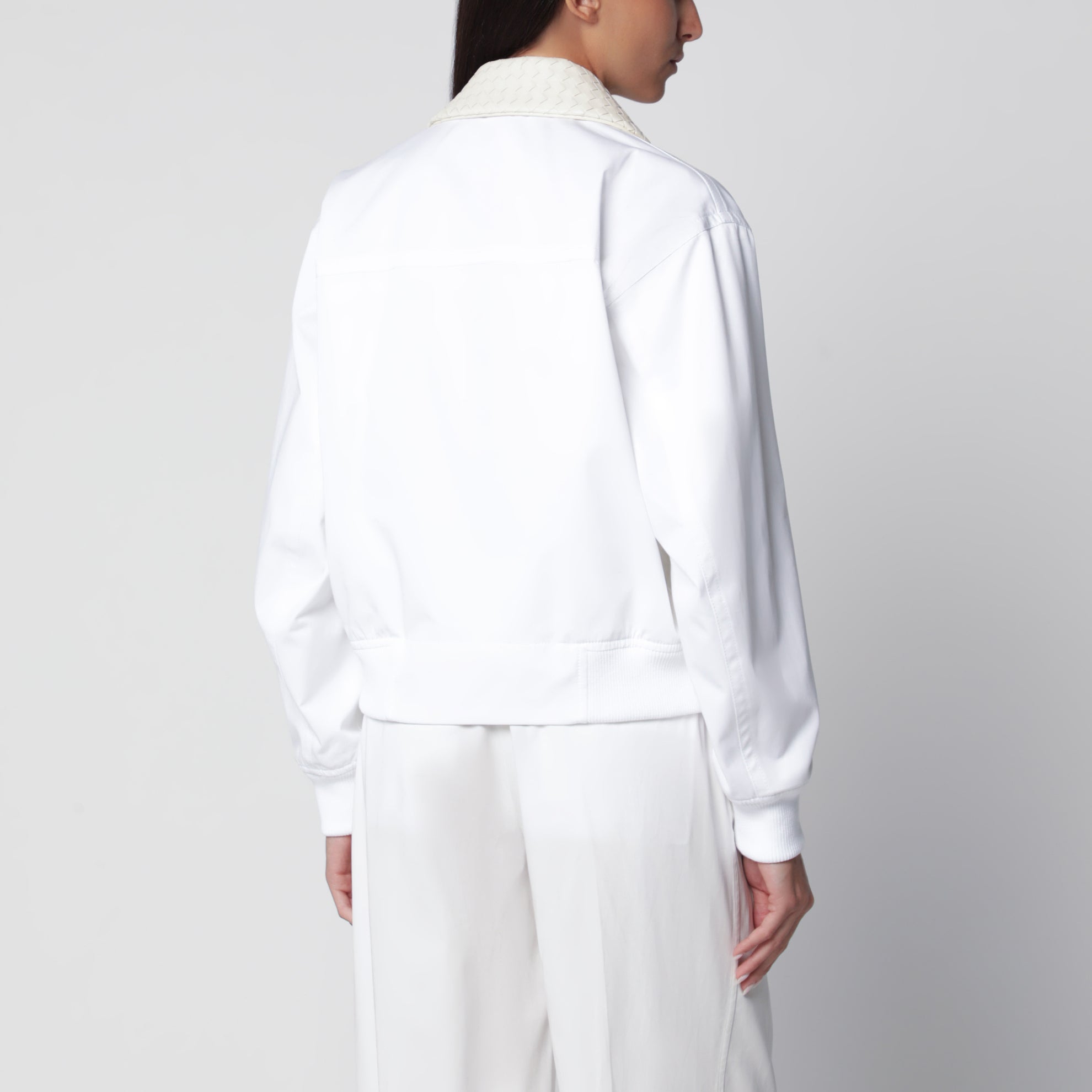 Giacca bianca in cotone
