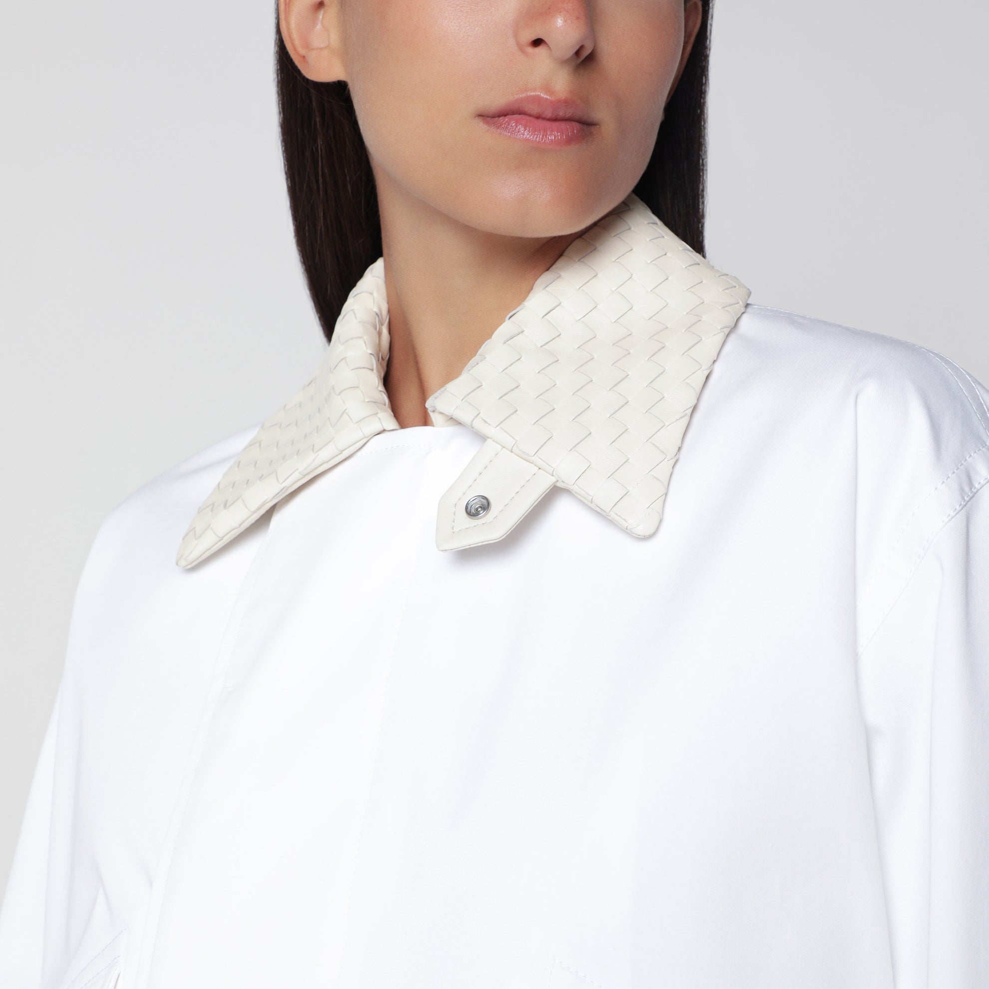 Giacca bianca in cotone