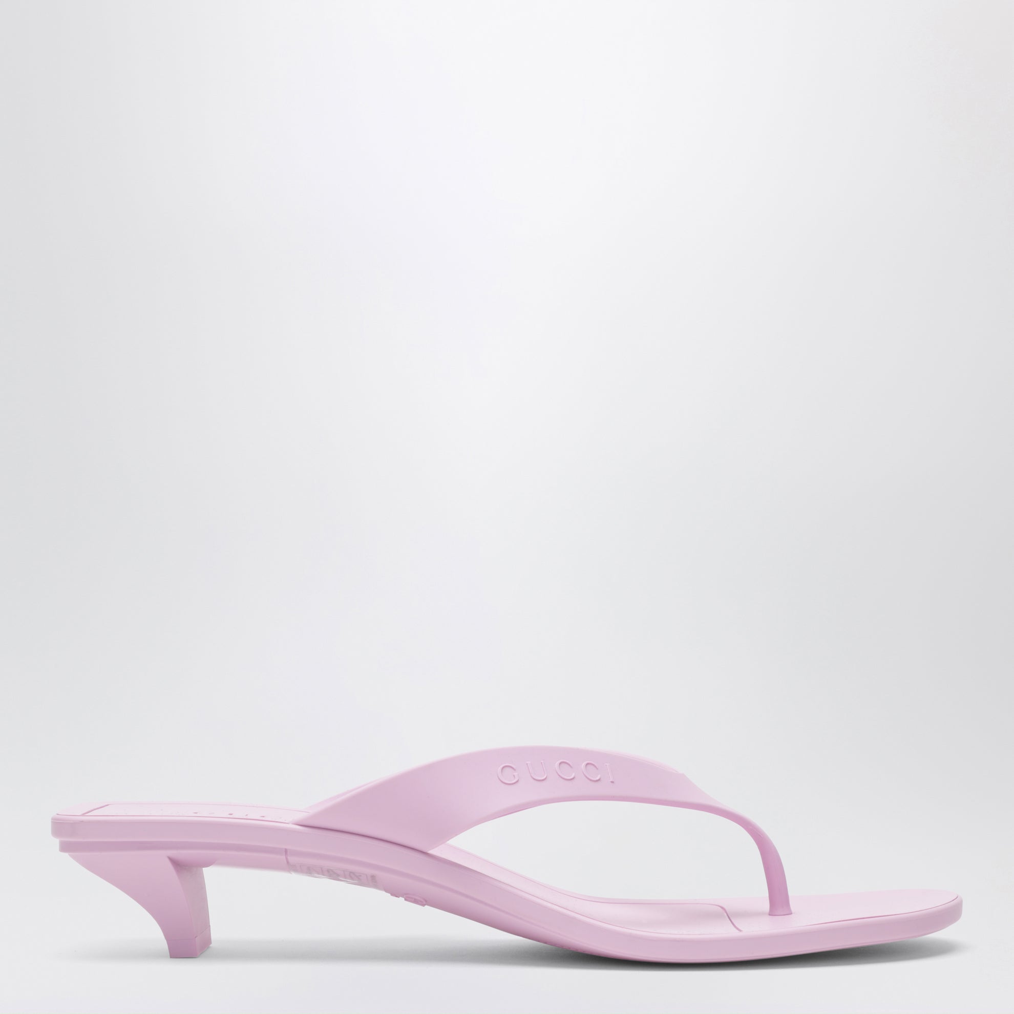 Vittoria Zehentrenner aus rosa Gummi