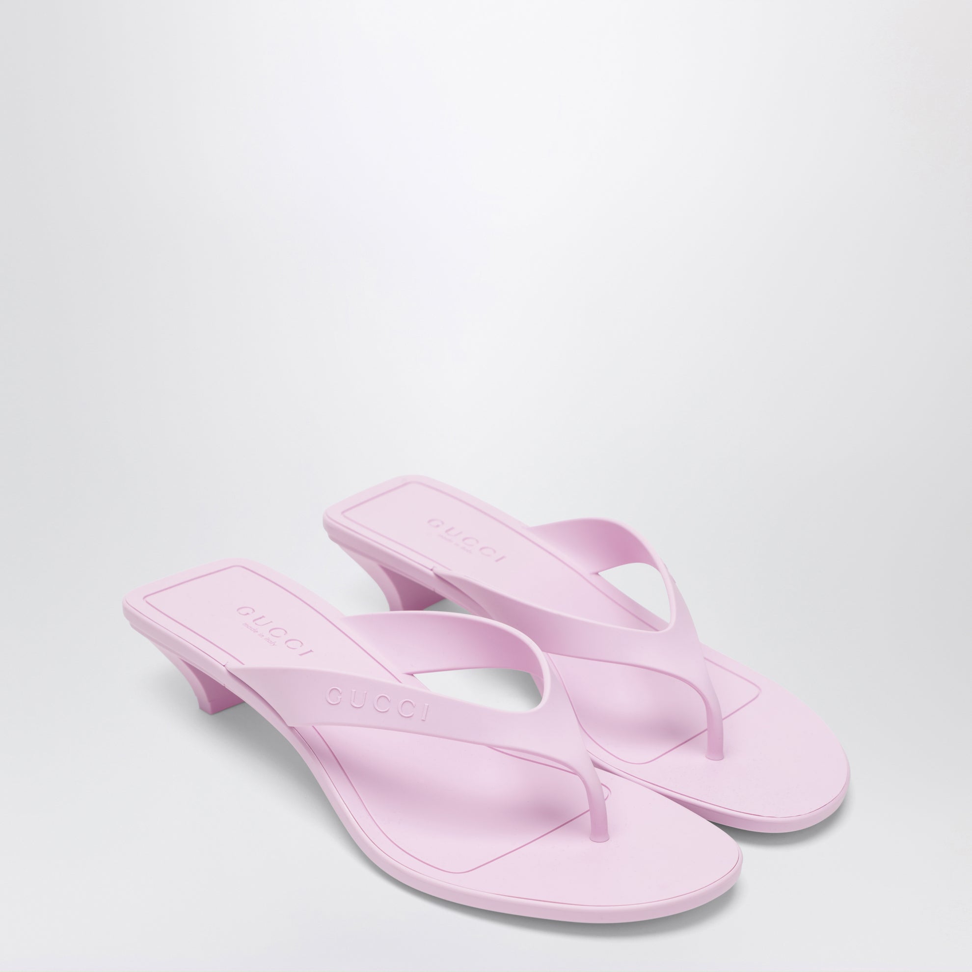 Vittoria Zehentrenner aus rosa Gummi