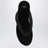 Tongs Gaeta en satin noir