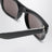 Sonnenbrille Standard Square in Schwarz aus Acetat