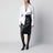 Chemise à col lavallière en popeline de coton blanche