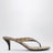 Vittoria Zehentrenner aus GG-Canvas in Beige Sand