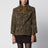 Single-Breasted Khaki Grey Green Tweed Jacket