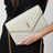 Pochette Cassandre en cuir crème