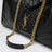 Sac shopping Niki en cuir de veau vintage noir
